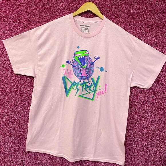 Nickelodeon Invader Zim I'll Destroy You T-Shirt Size Extra Large - Picture 3 of 4